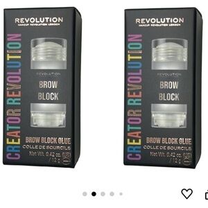 NIB Two Makeup Revolution Creator Revolution Brow Blocks